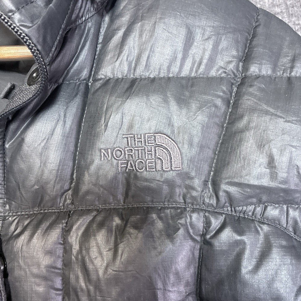 The‎ North Face Down Puffer Jacket Women Small Parka Coat 600 Fill Hooded Flaw - Picture 5 of 11